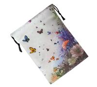 Tarot Card - Bolsa de terciopelo suave para joyas con cordones, Fhr133 | Organizador portátil para dados para relojes de cristal precioso, suministros de adivinación, artículos espirituales