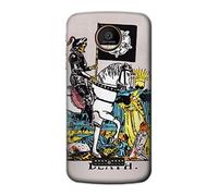 Tarot Card Death Funda Carcasa Case para Motorola Moto Z Force, Z Play
