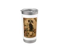 Tarot Card Death Scrapbook Design Vaso térmico de acero inoxidable de doble pared