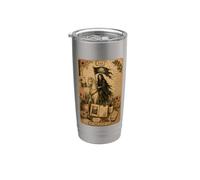 Tarot Card Death Scrapbook Design Vaso térmico de acero inoxidable de doble pared