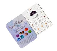 Tarot Card Deck 51 Pieces English Fortune Telling Crystal Guide Tarot