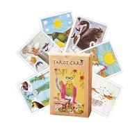 Tarot Card Deck - Juego De Mesa Interactivo con Temática De Pájaros, Juego De Cartas De Tarot De Lectura para Hombres, Mujeres, Jóvenes, Adolescentes, Mamá, Papá, Esposa, Marido, Familia, Amigos
