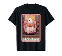 Tarot Card Ghost Reading The Evening Reader Amante de los Libros Camiseta