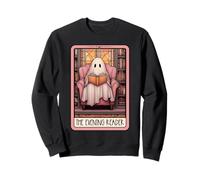 Tarot Card Ghost Reading The Evening Reader Amante de los Libros Sudadera