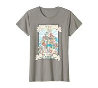 Tarot Card Otaku Ahegao Lewd Hentai Anime Oculto Pagano Wicca Camiseta, Mujer, Pizarra, M
