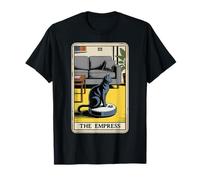 Tarot Card The Empress Cat On Robot Aspirador Funny Cat Camiseta