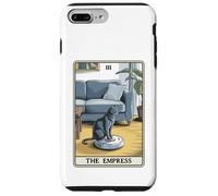 Tarot Card The Empress Cat On Robot Aspirador Funny Cat Carcasa para iPhone 7 Plus/8 Plus