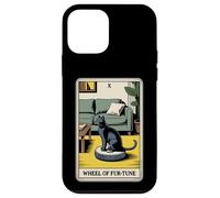 Tarot Card Wheel of Fur-Tune Cat Robot Aspirador Cat Carcasa para iPhone 12 Mini