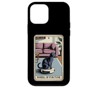Tarot Card Wheel of Fur-Tune Cat Robot Aspirador Cat Carcasa para iPhone 12 Mini
