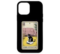 Tarot Card Wheel of Fur-Tune Cat Robot Aspirador Cat Carcasa para iPhone 12 Mini