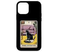 Tarot Card Wheel of Fur-Tune Cat Robot Aspirador Cat Carcasa para iPhone 12 Mini