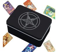 Tarot Cardboards, Tarot Deck Box - Tarot Tarjeta Soporte Almacenamiento | Organizador del Tarot, Caso de Protección para Tarjetas de Juegos de Mesa, c, Se référer au descriptif, Consulte la