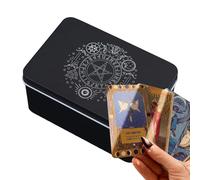 Tarot Cardboards, Tarot Deck Box - Tarot Tarjeta Soporte Almacenamiento | Organizador del Tarot, Caso de Protección para Tarjetas de Juegos de Mesa, d, Se référer au descriptif, Consulte la