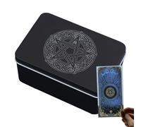 Tarot Cardboards, Tarot Deck Box - Tarot Tarjeta Soporte Almacenamiento | Organizador del Tarot, Caso de Protección para Tarjetas de Juegos de Mesa, a, Se référer au descriptif, Consulte la