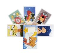 Tarot Cards, 78-Cards Portable Chou Tarot Deck, 12 x 7 cm Mysterious Divination, Psychological Oracle Decks Future and Past Insight, Ideal for Spiritual Guidance, Self-Reflection Meditation