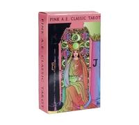 Tarot Cards, 78 Piece Tarot Card Set with Oracle Spirit Guide Book, 4.21Inches Deck for Positive Readings, Witchy Journal Spreads, Horror or Christmas Fortune Telling