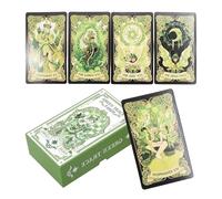 Tarot Cards - Baraja de adivinación de 78 piezas, juego completo de cartas de adivinación con función de orientación principal, significados de símbolos místicos, características interpretativas