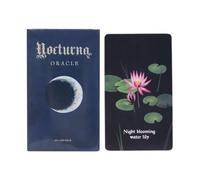 Tarot Cards - Baraja de aprendizaje de luna de 48 cartas, juego interactivo de orientación espiritual, adivinación perspicaz para meditación, conciencia plena, fiestas de autodescubrimiento, hombres y