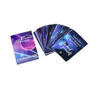 Tarot Cards - Baraja de tarot para principiantes, 42 piezas de cartas de adivinación espacial, juego de adivinación estética para adivinación, meditación, aprendizaje, trabajo, amor, Halloween, niños