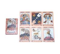 Tarot Cards Beginners, Funny Courage Theme Deck, 4,13 x 2,76 pulgadas Positive Spirit Fortune, 37 x Set with Uplifting Messages, for Daily Readings, Astrology, Personal Growth Adventure