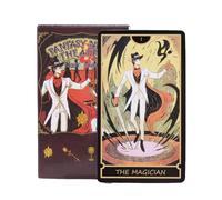 Tarot Cards Deck, 78 Cards Fantasy Night Theater, Fortune Telling Family Game, Fate Adivination, Ideal para Prácticas Espirituales, Meditation, and Card Collectors, 4,13 x 2,48 pulgadas