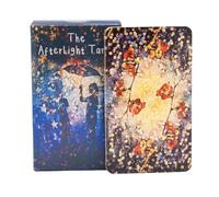 Tarot Cards Deck, Party Board Game, Portable Divination Tool, English Version Set, Entertainment Fortune Telling, Spiritual Gear for Friends, Families, Collectors, 10.5x6.2cm