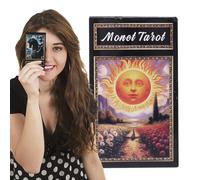 Tarot Cards, Divination Tool, Travel Game, Playful Fate, Clear Guide, Unique Design, Creative Reading with Gentle Vibes, Oracle Deck for Lively Parties, Beginner Accessory