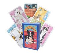 Tarot Cards, Dog Themed Board Game for Adults, Collectible Party Tarot Deck | Fun Collectible Dog-Theme Group Activity Toy & Party Tarot Cards Board Game for Adults, Youth & Families