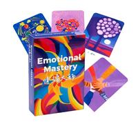 Tarot Cards, English Fate Divination Deck, Fortune-Telling Party Game Set, 3.46 Inches Spiritual Prediction Entertainment Board Activity for Beginners, Friends Family Gathering Use