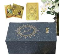 Tarot Cards, Fate Adivination Deck, Russian Edition, Mystical 78-Card Set Enhances Intuitive Readings with Engaging Entertainment, Oracle Deck for Parties and Gatherings
