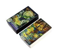 Tarot Cards Fate Adivination Game, English Version Tarot Deck on Fortune Telling, Spiritual Insight, Family Entertainment, Holiday Gathering, Board Games for Mystical Discoveries