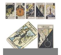 Tarot Cards, Oracle Deck for Beginners, Portable Divination Card Set Perfect for Meditation Spiritual Practice Personal Growth Party Family Friends Travel Use, 48 Pieces