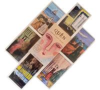 Tarot Cards, Oracle Deck, Psychological Insight Game with Full English 78 Plus 2 Quen Forget Edition, Board Set for Future and Past Reading Practice, 4.8x2.83x1.34 pulgadas