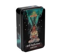 Tarot Cards Set, Beginner Fortune Deck, Learn Symbolic Meanings, Gold-Plated Card Finish, Reflective Mystical Artwork, Includes Paper Guide, Adivinación Practice, Espiritual Use, Iron Box