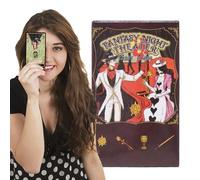 Tarot Cards Set, Fantasy Night Theater Deck, 78 Original Fortune-Telling Cards, Adivination Tools with Meaning Guide, Ideal para Beginners and Experts, Family Game