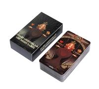 Tarot Cards, Tarot Deck, Night Theme Compact Box Lightweight Design Daily Readings Artistic Style Easy Handling, Oracle Cards for Family, 4,13 x 2,36 x 0,98 pulgadas
