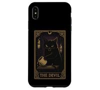 Tarot Cat The Devil - para introvertidos y Aficionados a los Gatos Carcasa para iPhone XS MAX