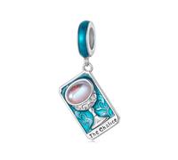 Tarot - Charm colgante de cáliz Charm de plata esterlina 925 apto para pulsera Pandora, SCC3141