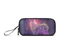 Tarot de color bohemio astrológico de nailon con ciervos de gran capacidad, gran capacidad, organizador de papelería para niñas preparadas