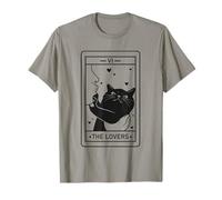 Tarot de gato negro lindo amante de los gatos brujos hombres mujeres Camiseta