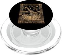 Tarot de la constelación de Jirafa gótico Celestial PopSockets PopGrip para MagSafe