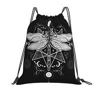 Tarot De La Libélula Magia Brujería Hombres Mujer Saco De Gimnasio Impermeable Saco De Deporte Durable Mochila Con Cordón Para Deportivo Viaje Escolar