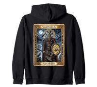 Tarot de la mitología nórdica de los Hijos de Odín del Guerrero Vikingo Valhalla Sudadera con Capucha