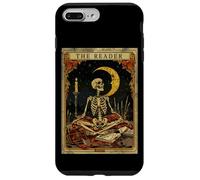 Tarot de The Reader, Amante de los Libros de Cartas, diseño de Esqueletos, Estilo gótico Carcasa para iPhone 7 Plus/8 Plus