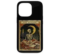 Tarot de The Reader, Amante de los Libros de Cartas, diseño de Esqueletos, Estilo gótico Carcasa para iPhone 13 Pro