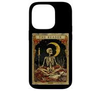 Tarot de The Reader, Amante de los Libros de Cartas, diseño de Esqueletos, Estilo gótico Carcasa para iPhone 14 Pro