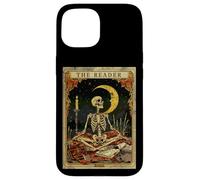 Tarot de The Reader, Amante de los Libros de Cartas, diseño de Esqueletos, Estilo gótico Carcasa para iPhone 15