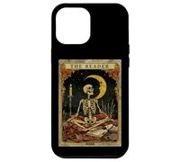 Tarot de The Reader, Amante de los Libros de Cartas, diseño de Esqueletos, Estilo gótico Carcasa para iPhone 12 Pro MAX