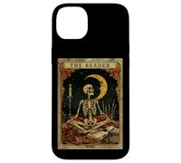 Tarot de The Reader, Amante de los Libros de Cartas, diseño de Esqueletos, Estilo gótico Carcasa para iPhone 14 Plus