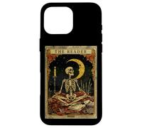 Tarot de The Reader, Amante de los Libros de Cartas, diseño de Esqueletos, Estilo gótico Carcasa para iPhone 16 Pro MAX